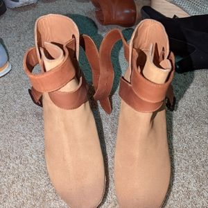 Free People Clog Bootie